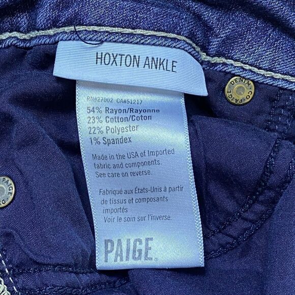 Paige Jeans Hoxton Ankle Skinny Charing Wash Women’s Size 29 - Picture 7 of 10